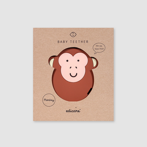 Baby teether monkey
