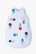 Embroidered Flowers Baby Sleeping Bag (0–6 Months)