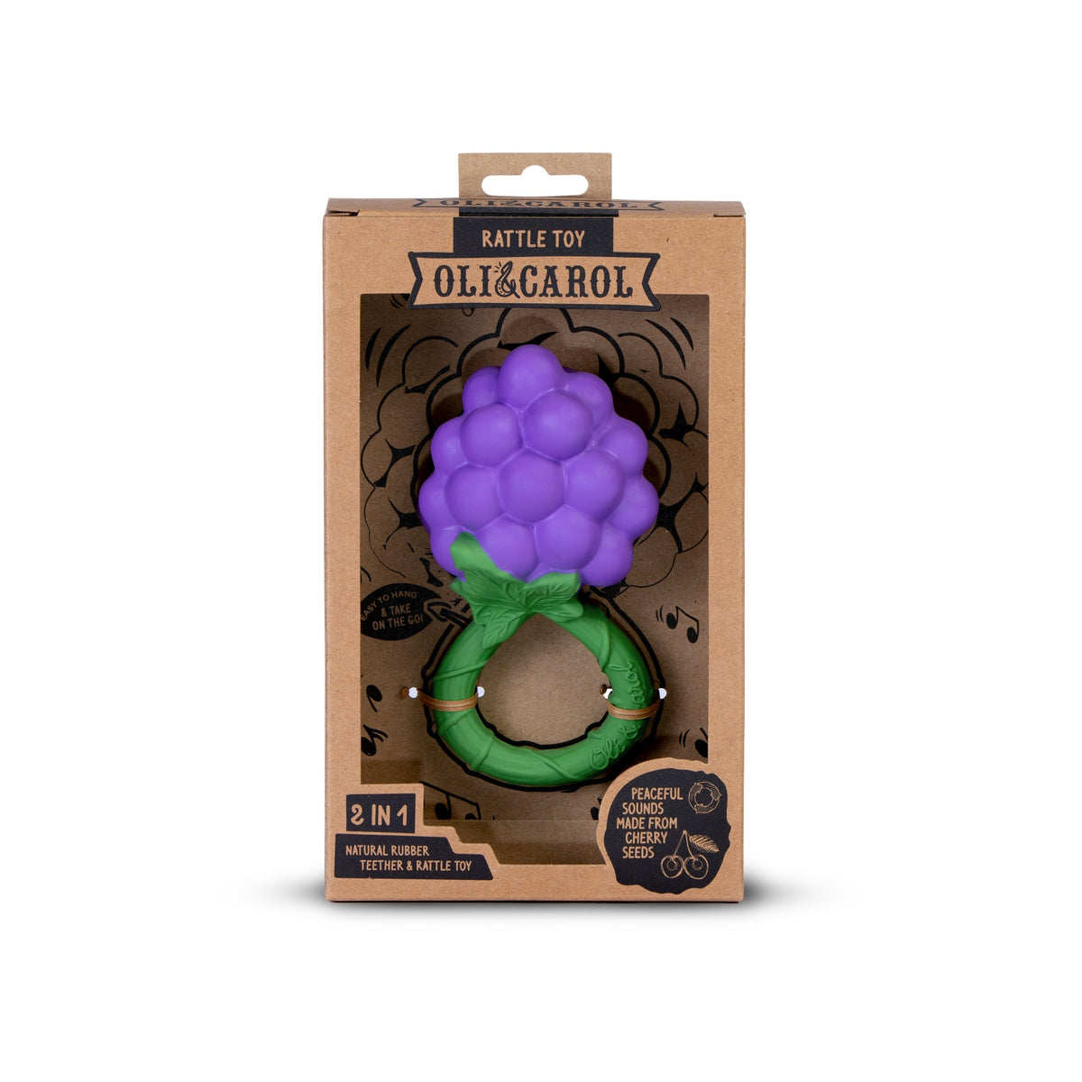Grape Rattle & Teether