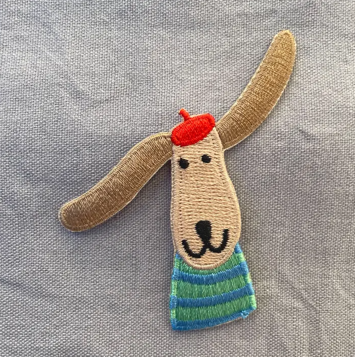 Iron-on Dachshund patch