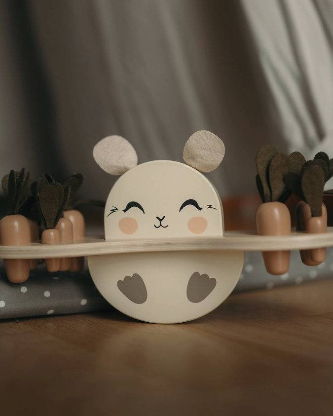 wooden balancing puzzle