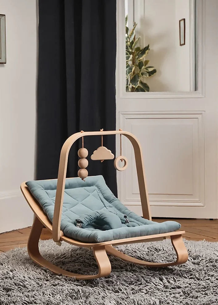 LEVO Baby Rocker – Beech / Thunderstorm