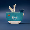 Blauwe puzzel