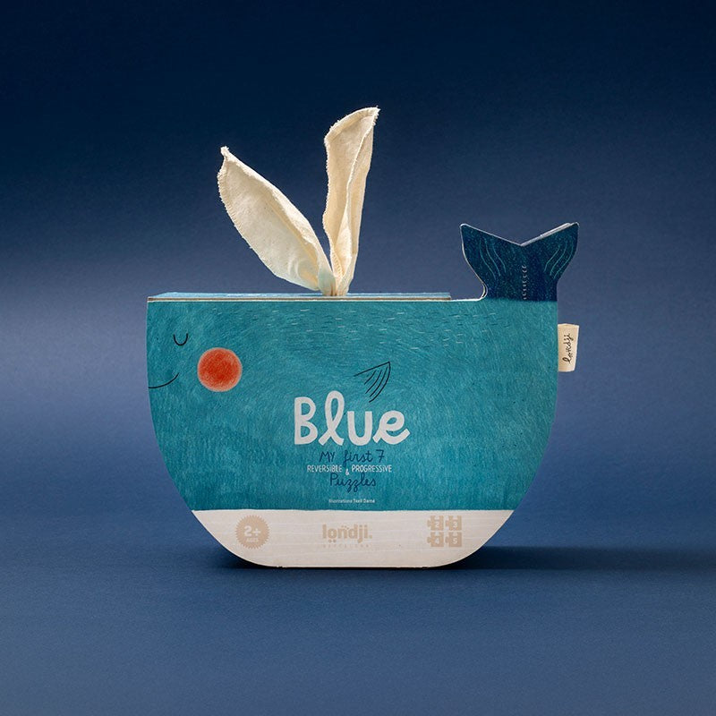 Blauwe puzzel