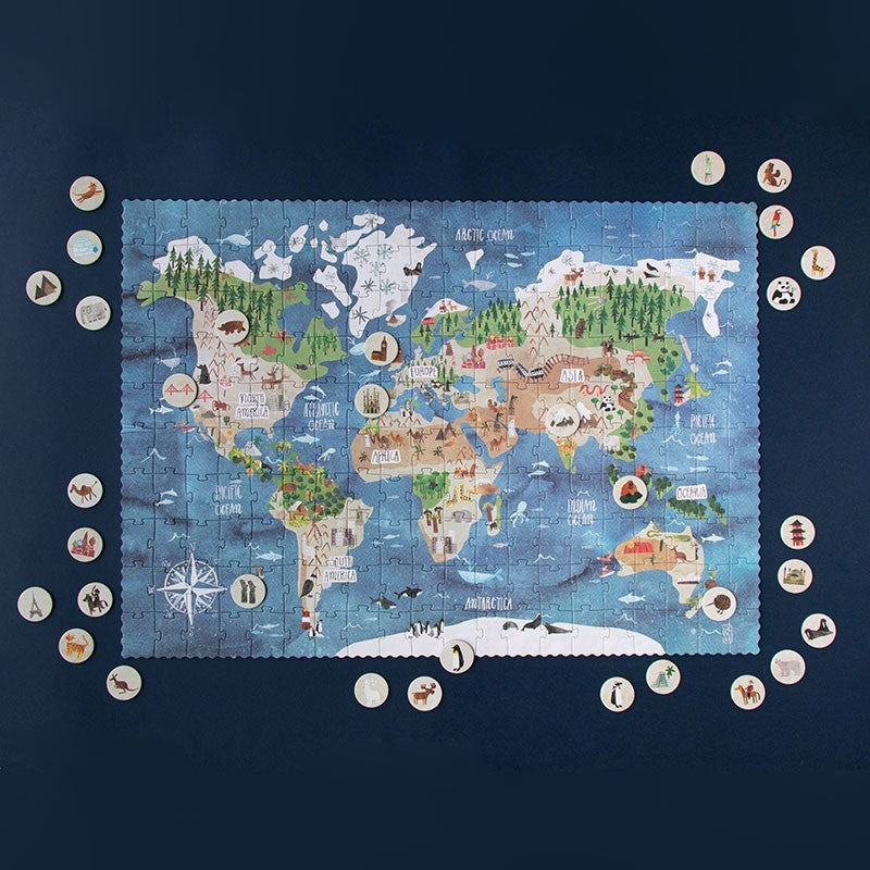 Puzzle - discover the world