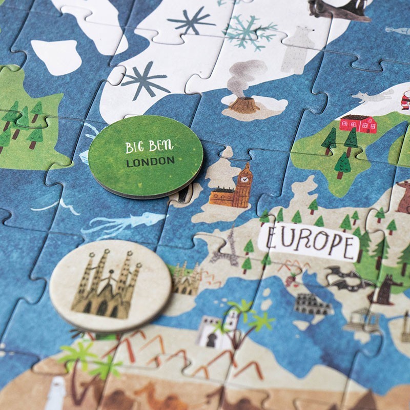 Puzzle - discover the world