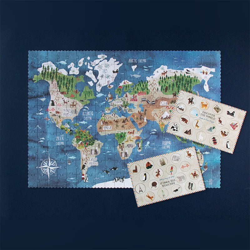 Puzzle - discover the world