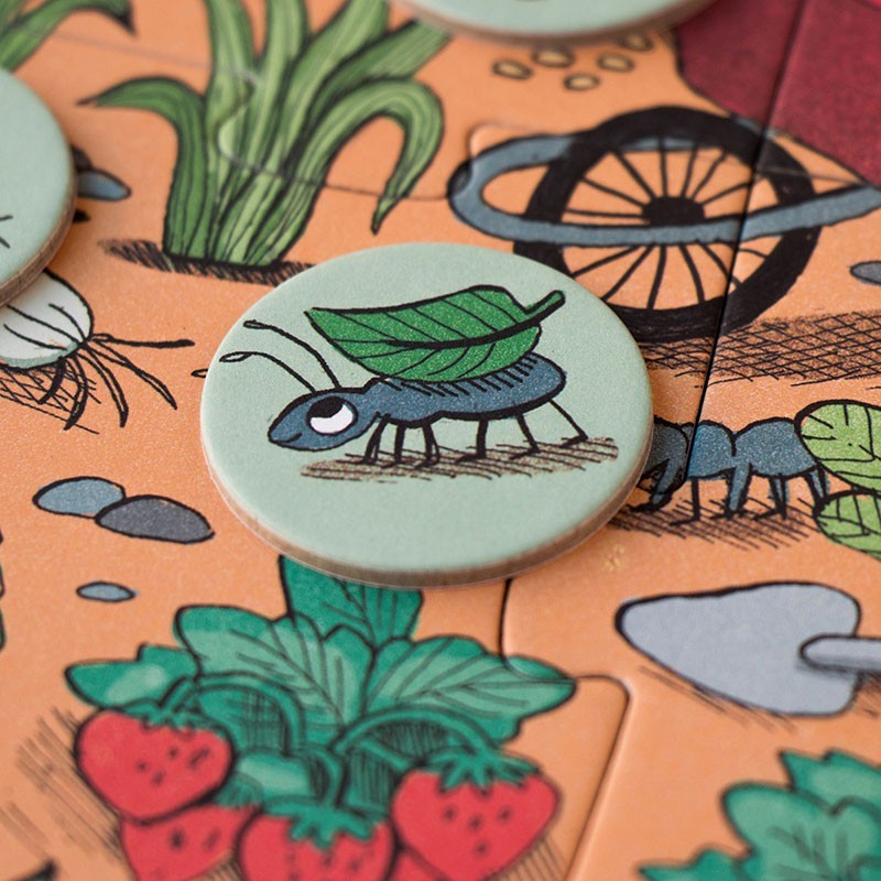 Puzzel - konijntje in de tuin