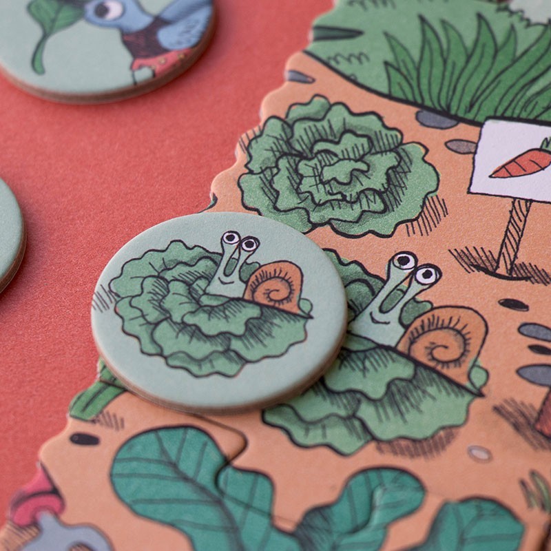 Puzzel - konijntje in de tuin
