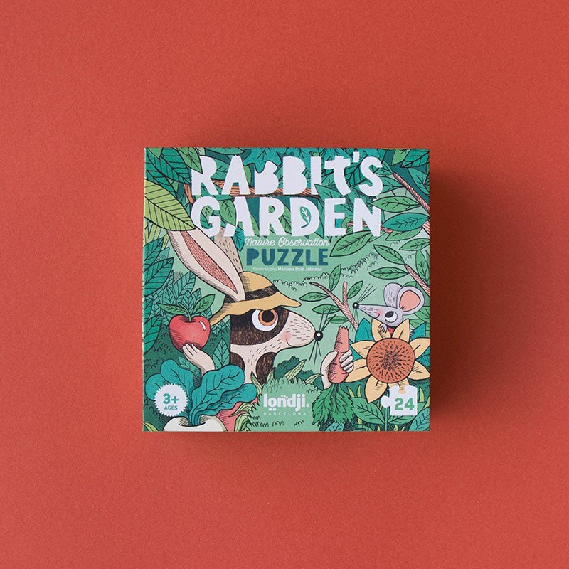 Puzzel - konijntje in de tuin