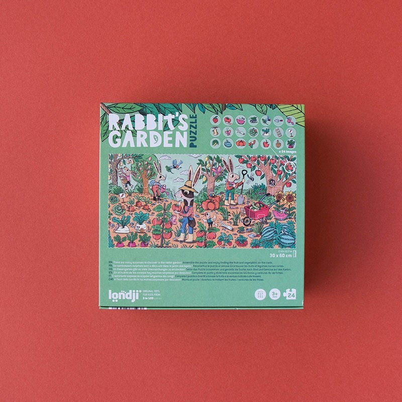 Puzzel - konijntje in de tuin