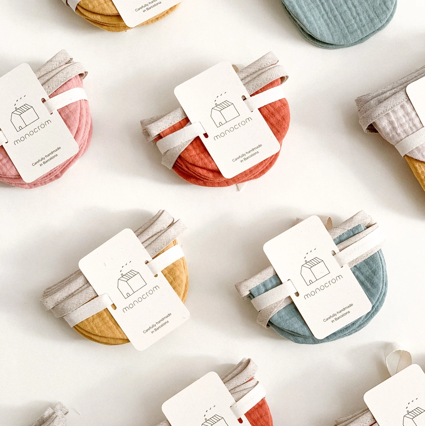 Colorful organic cotton banner