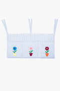 Embroidered Bed Organiser – Floral
