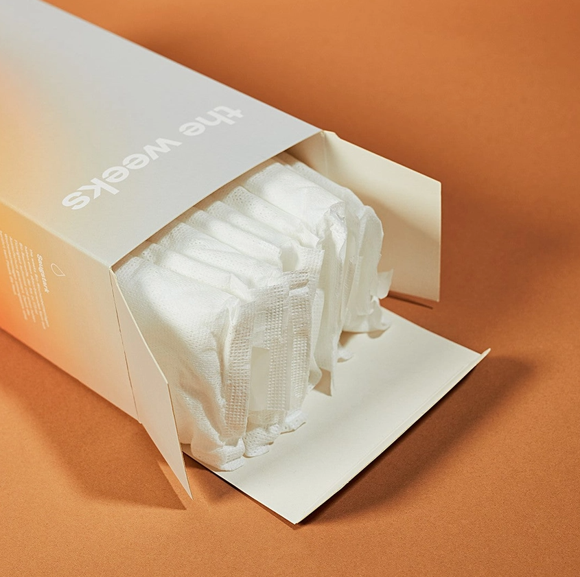 Organic postpartum pads