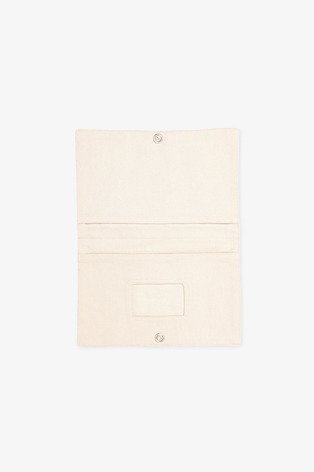 Embroidered Denim Nappy & Wipes Pouch – Floral