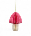 Pink honeycomb mushroom hanger