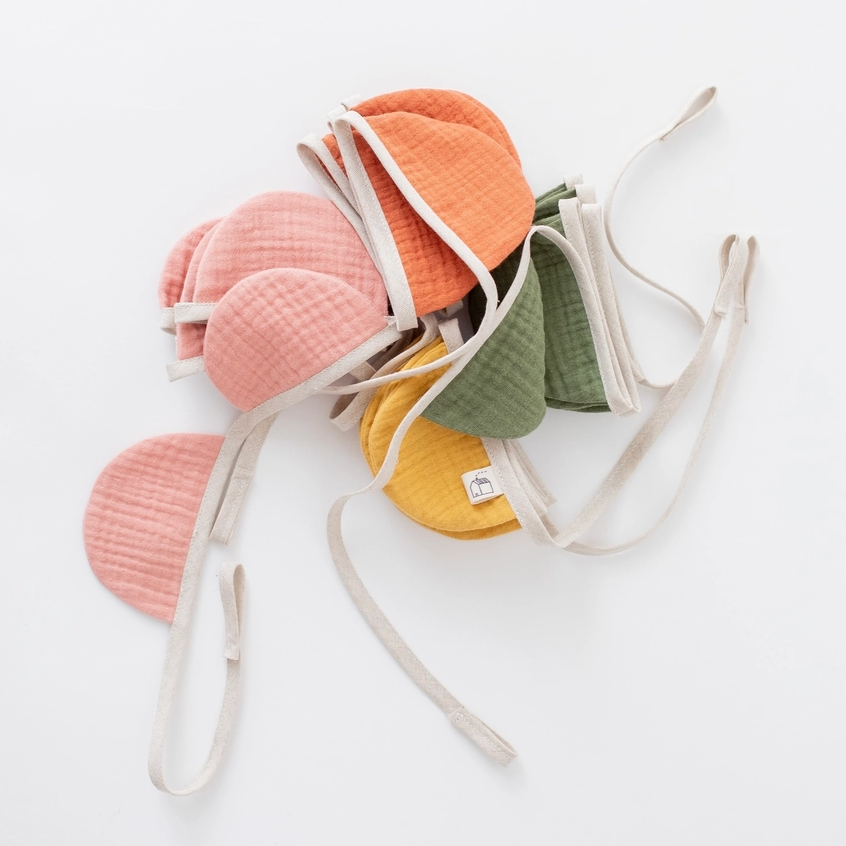 Soft pink cotton banner