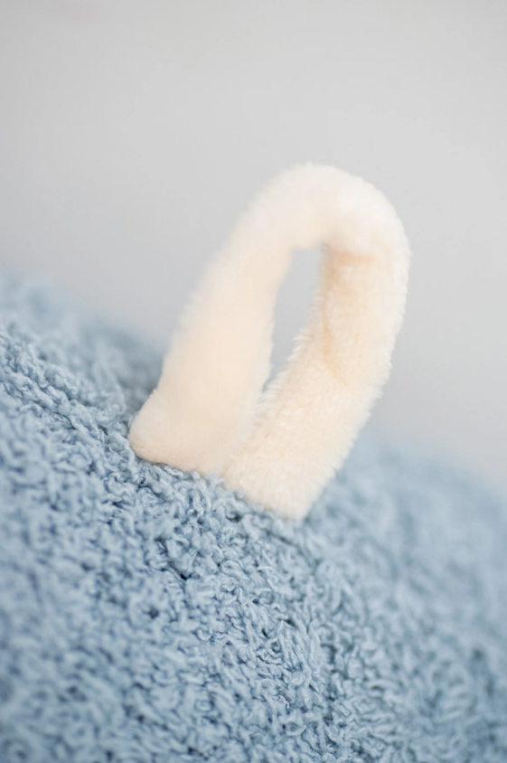Plush beluga wall hanging