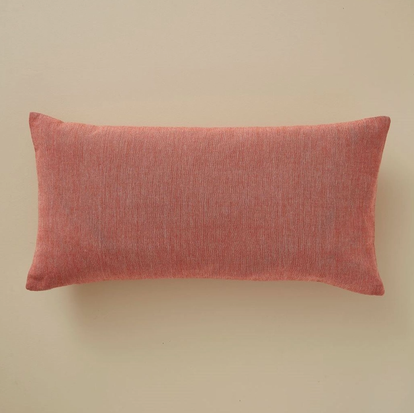 Lobster-embroidered cushion cover