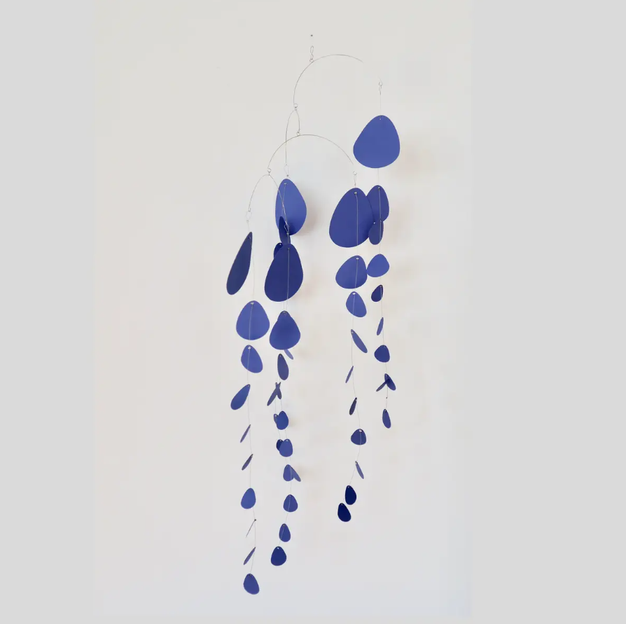 N.04 blue kinetic mobile