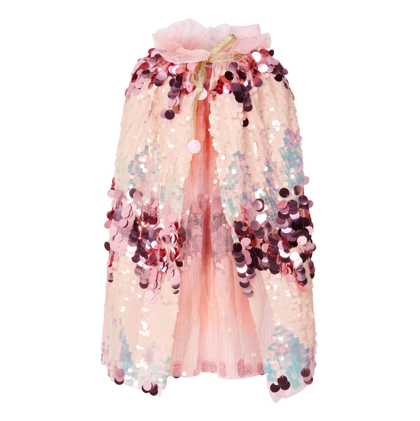 Sequined princess cape