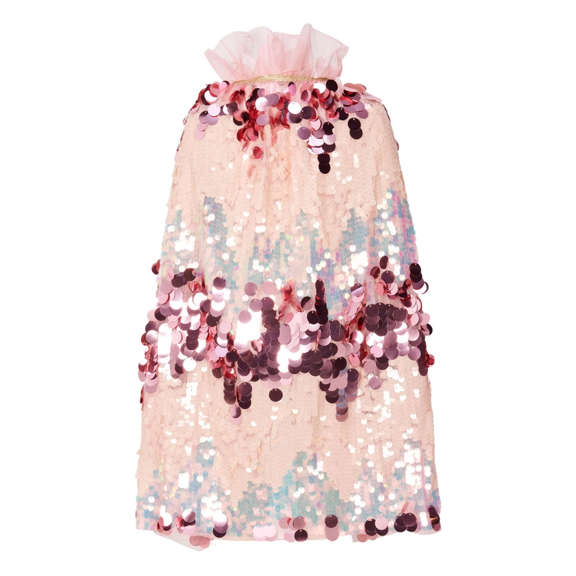 Sequined princess cape