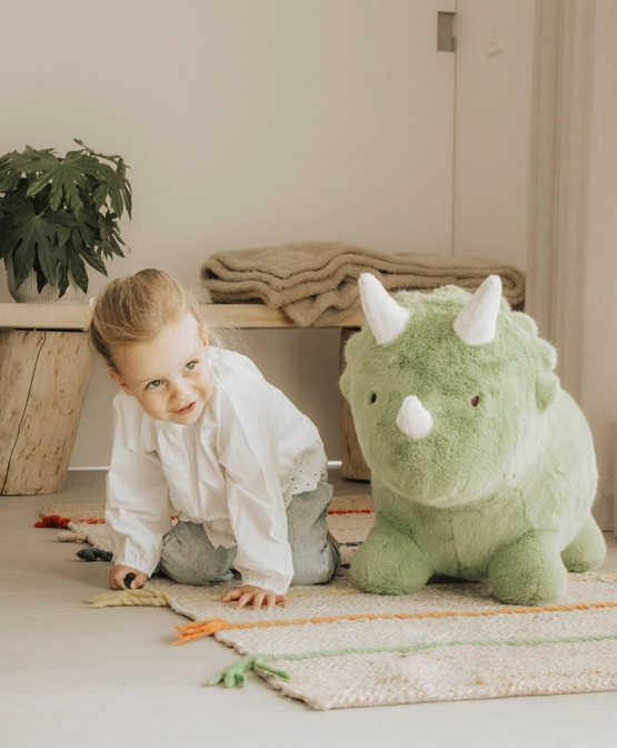 Stuiterende dinosaurus