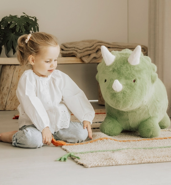 Stuiterende dinosaurus