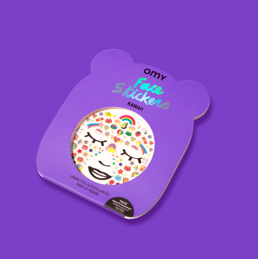 Kawaii face stickers