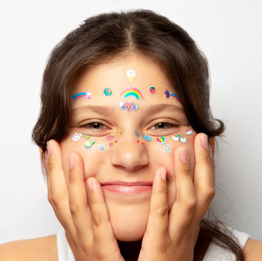 Kawaii face stickers