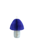 Blue mushroom honeycomb hanger