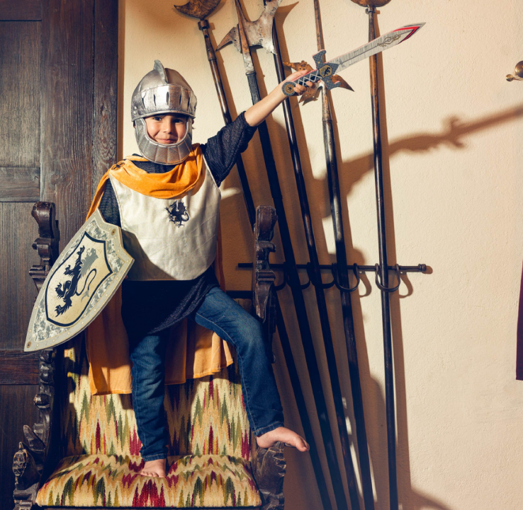 Knight's helmet