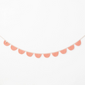 Soft pink cotton banner