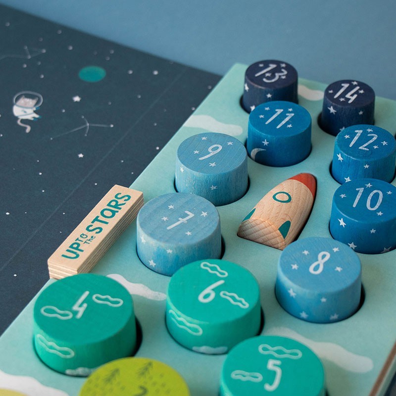 Wooden toy - up to the stars