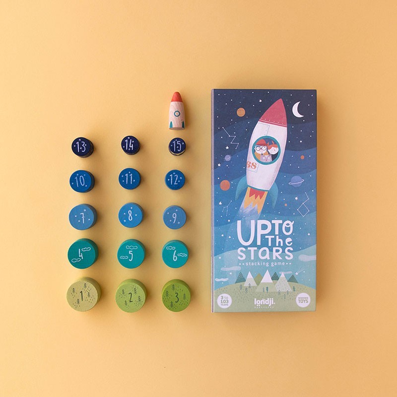Wooden toy - up to the stars