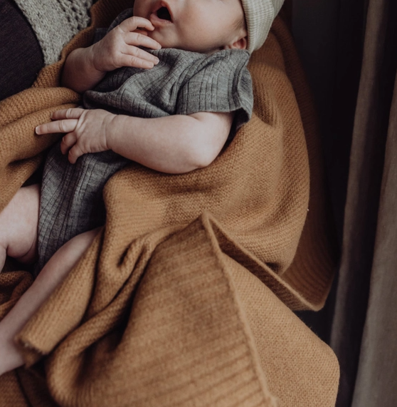 babydeken van wol