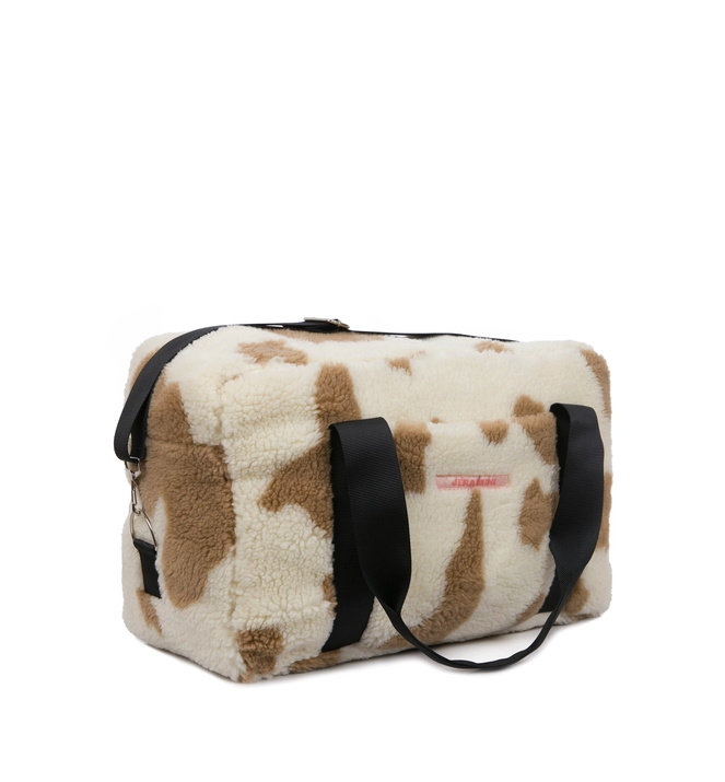 faux fur mom bag