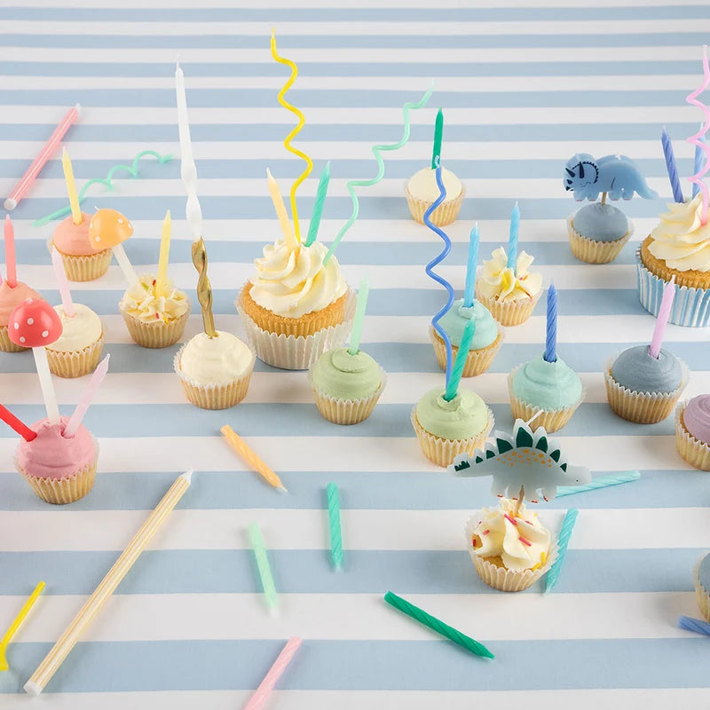 Dinosaur birthday cake candles