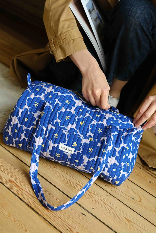 floral weekend bag