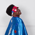Blue superhero costume