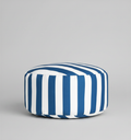 Striped waterproof pouf