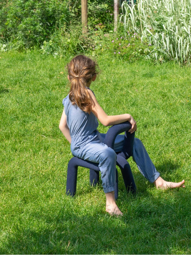 Mini Bold Kids' Chair - Dark Blue