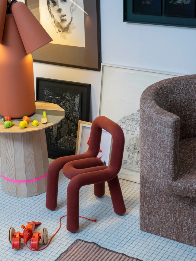 Mini Bold Kinderstoel - Kastanje