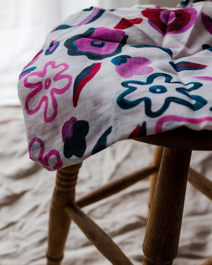 Organic cotton muslin blanket