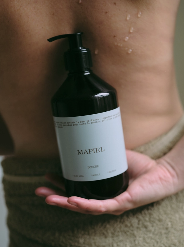 Mapiel face and body shower gel