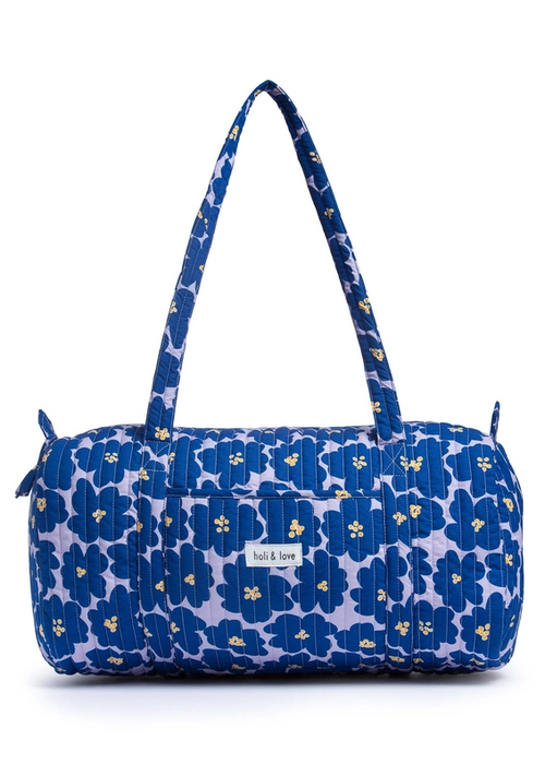 floral duffle bag